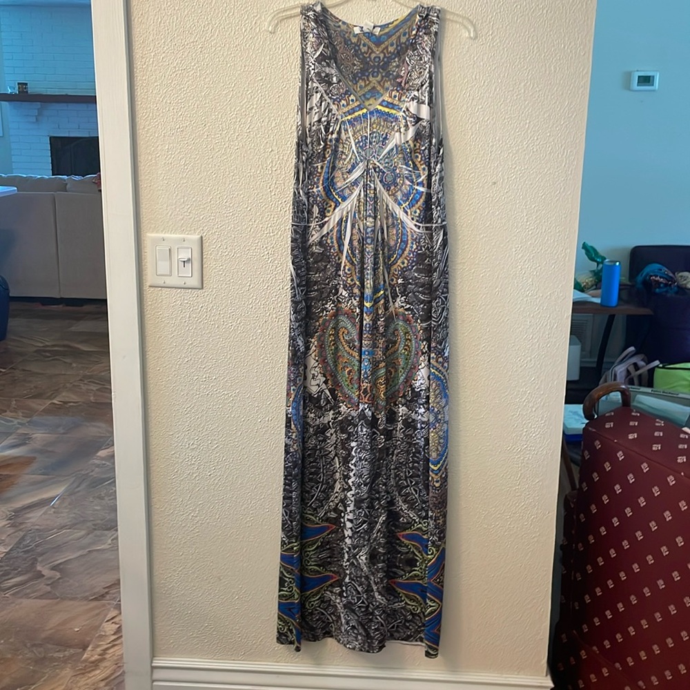 Paisley long dress